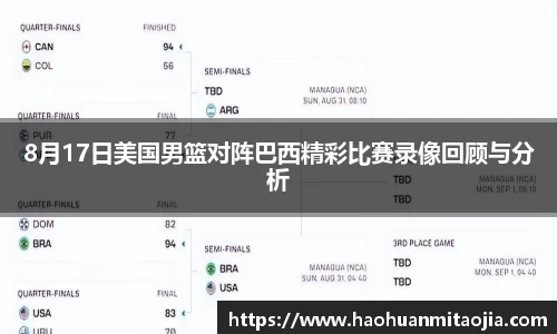 8月17日美国男篮对阵巴西精彩比赛录像回顾与分析